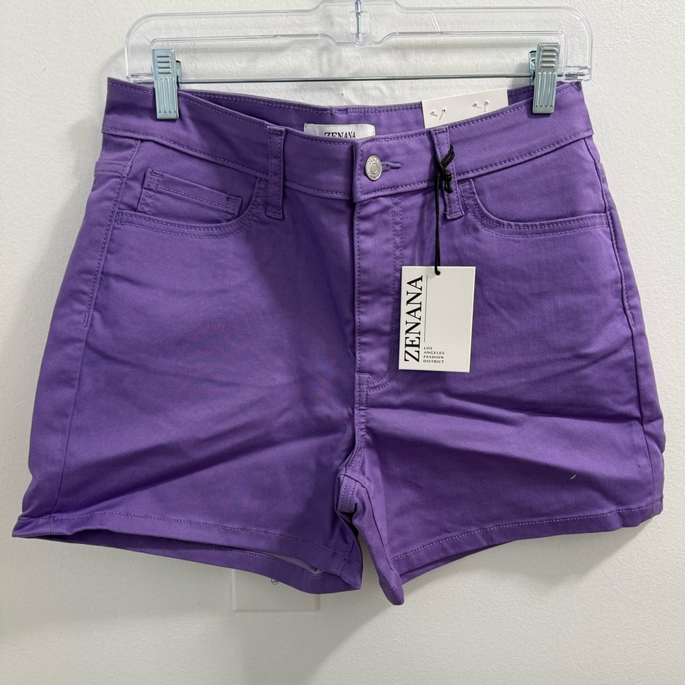 Zenana Outfitters Purple Women's Shorts